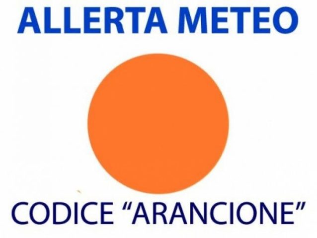 ALLERTA METEO - CODICE ARANCIONE - RISCHIO VENTO FORTE